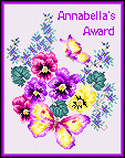 Annabella's Award